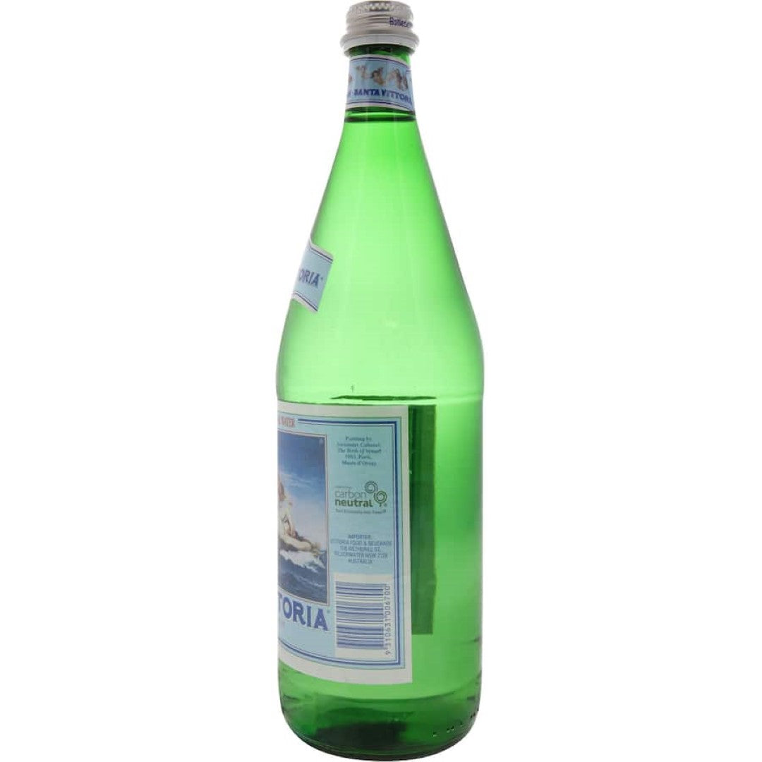 Santa Vittoria Sparkling Water Mineral Glass bottle 1L