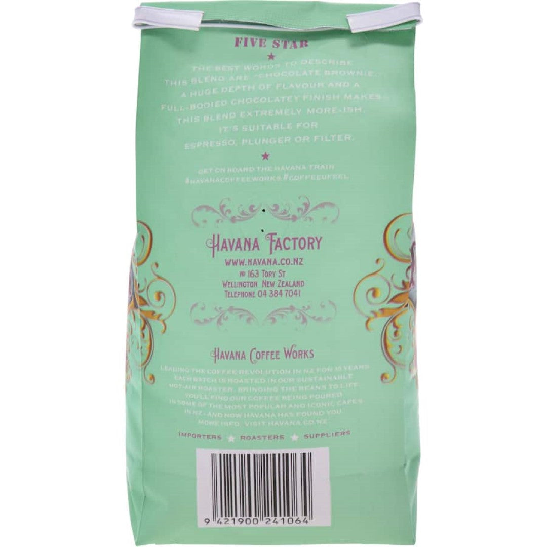 Havana 5 Star Coffee Beans  200g