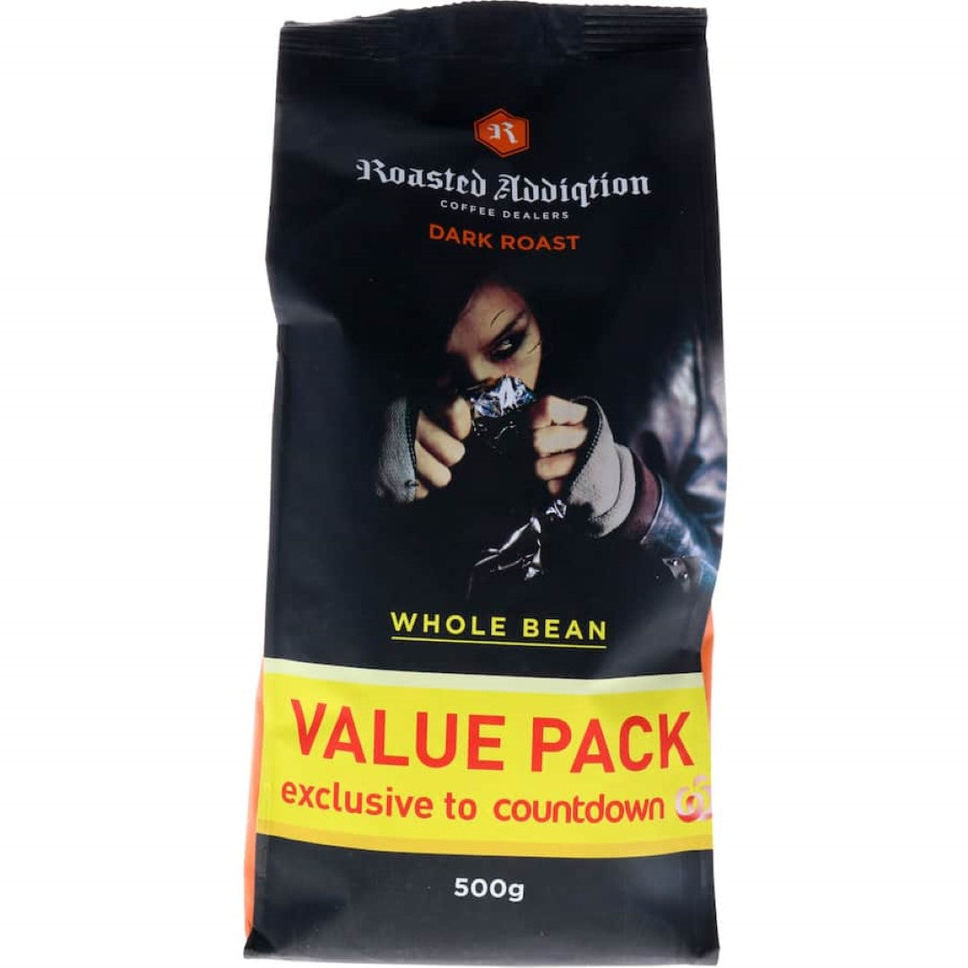 Roasted Addiqtion Coffee Beans Dark Roast 500g