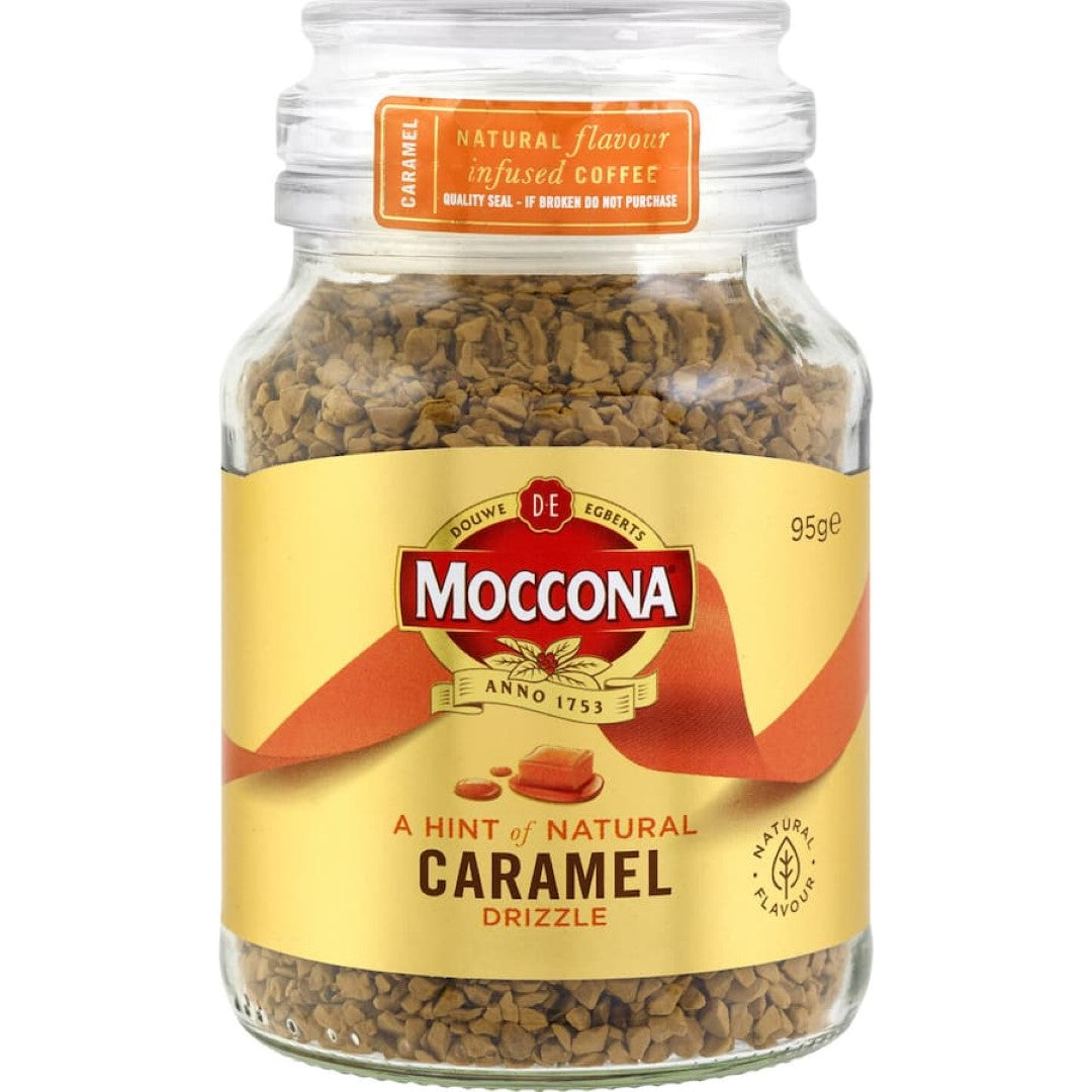 Moccona Instant Coffee Caramel 95g jar