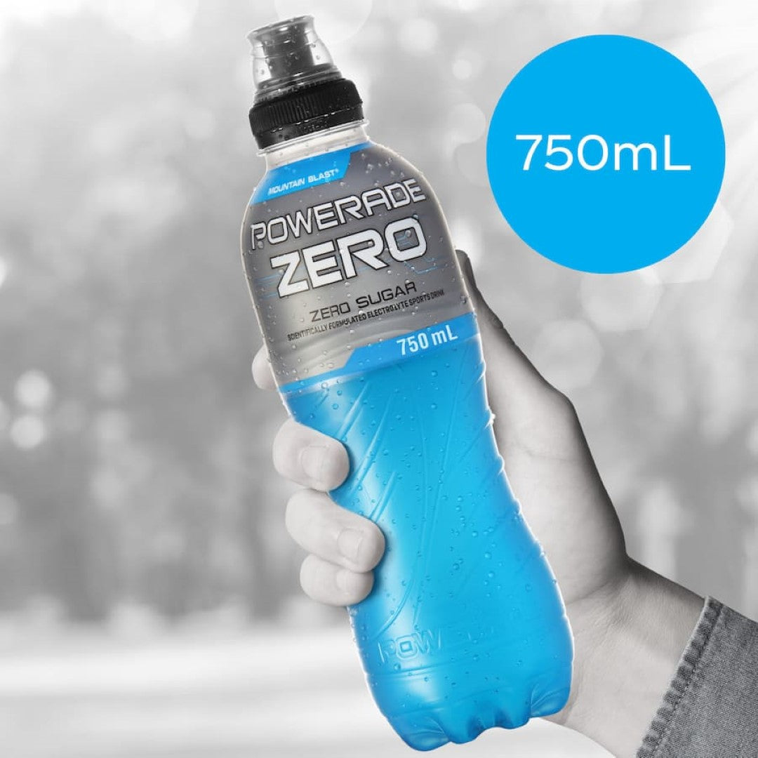 Powerade Zero Sports Drink Mountain Blast 750mL