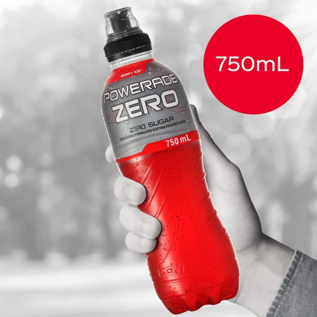 Powerade Zero Sports Drink Berry Ice 750mL