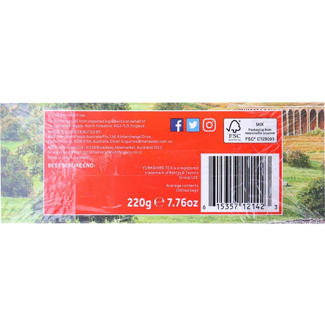 Taylors Yorkshire Tea Proper Black Bags 100pack