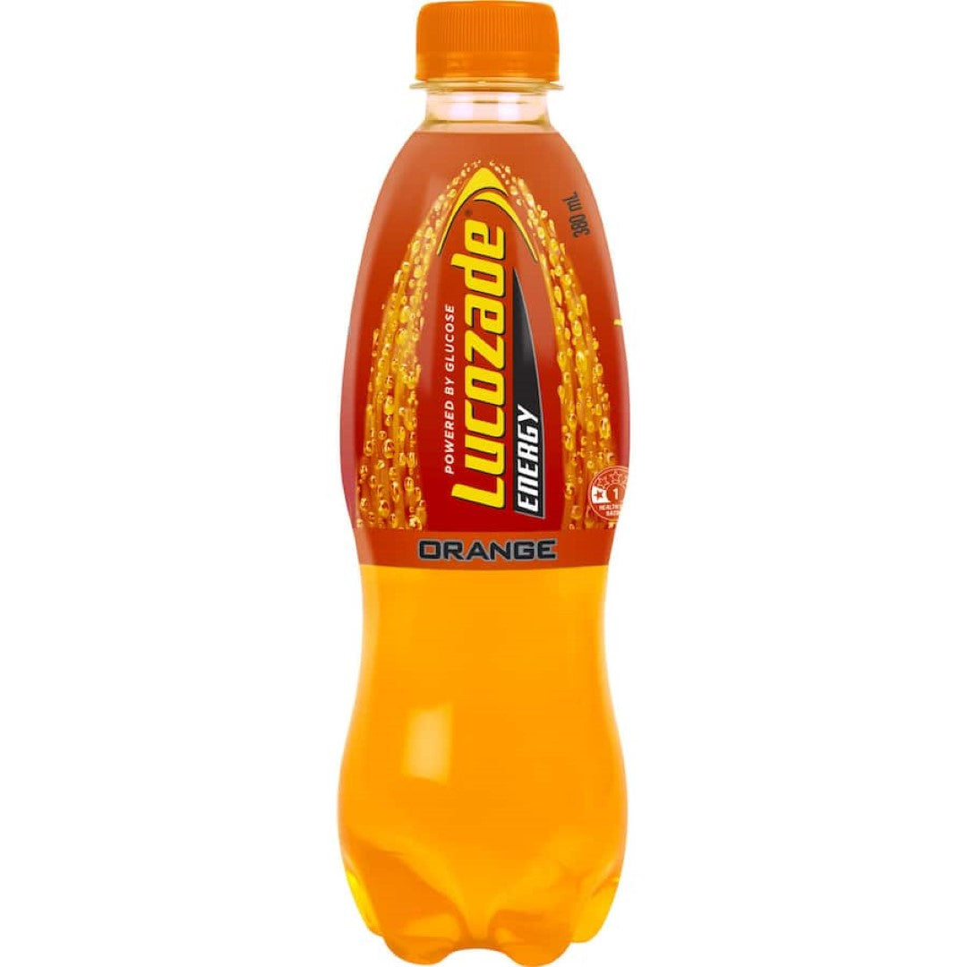 Lucozade Energy Drink Orange Single bottle 380mL
