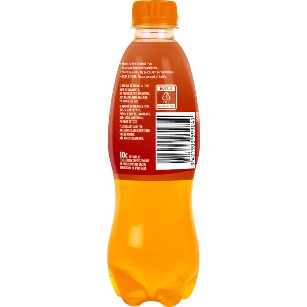 Lucozade Energy Drink Orange Single bottle 380mL