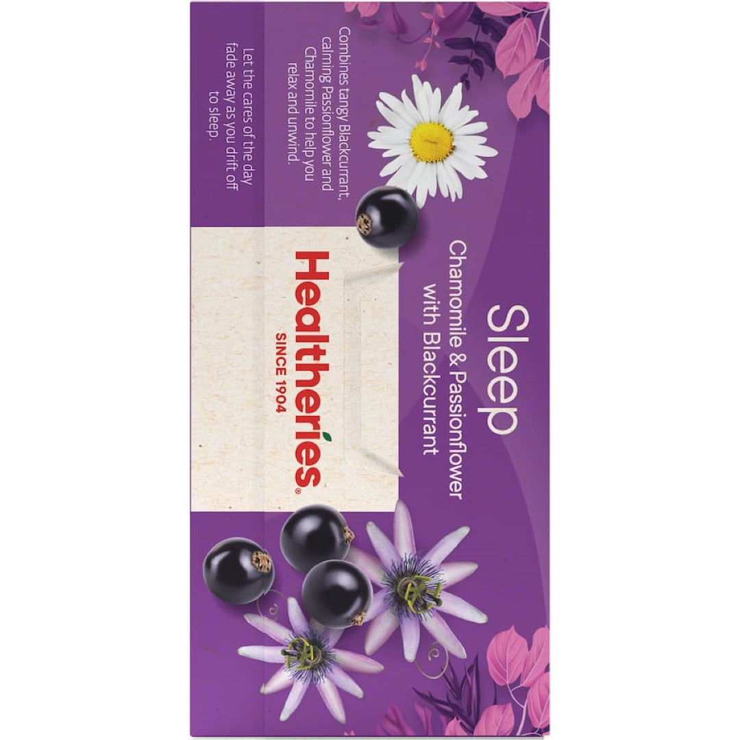 Healtheries Sleep Herbal Tea Chamomile & Blackcurrant Bags 20pack