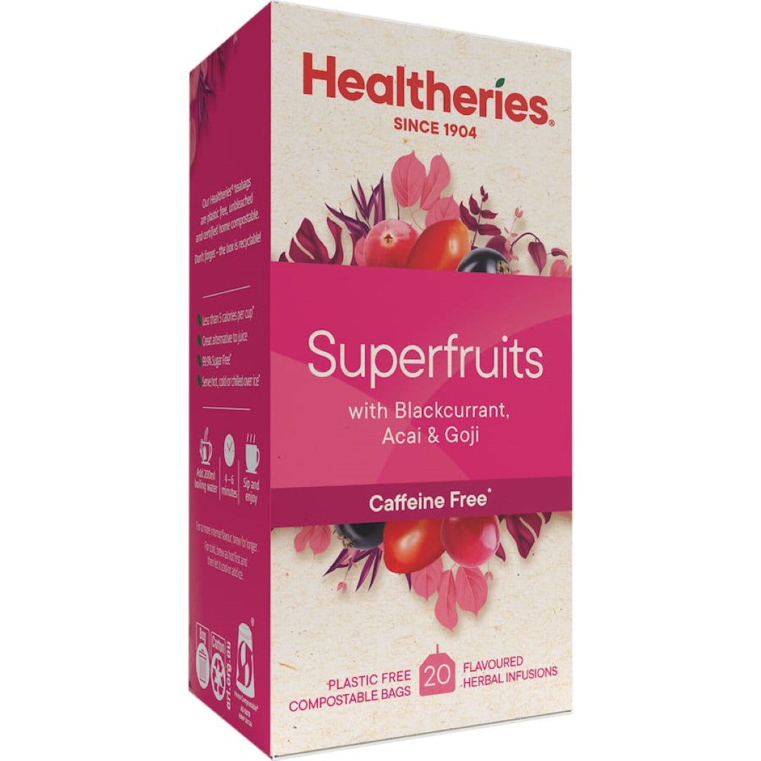 Healtheries Fruit Tea Superfruits Bags 20pack