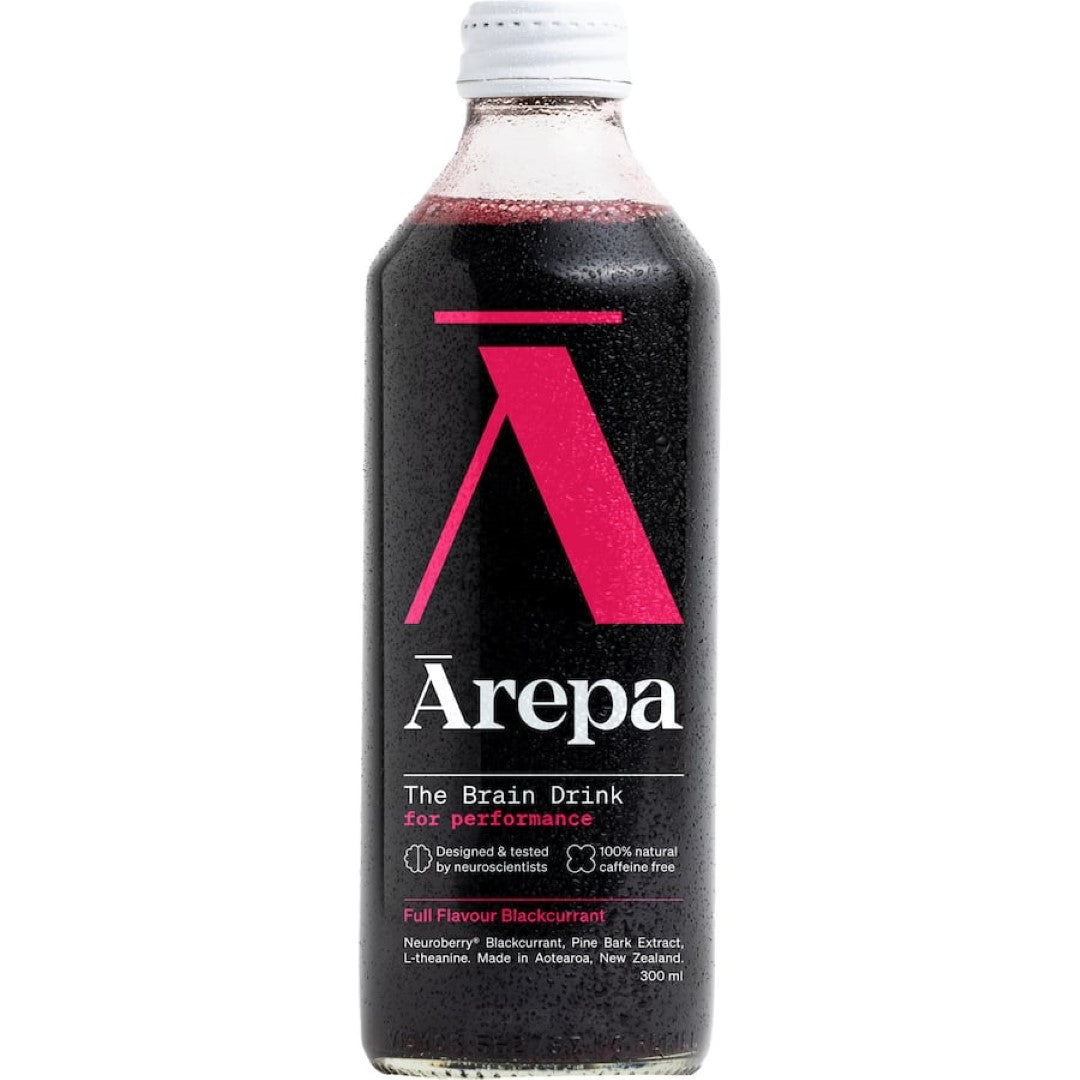 Arepa The Brain Fruit Drink For Performance Blackcurrant