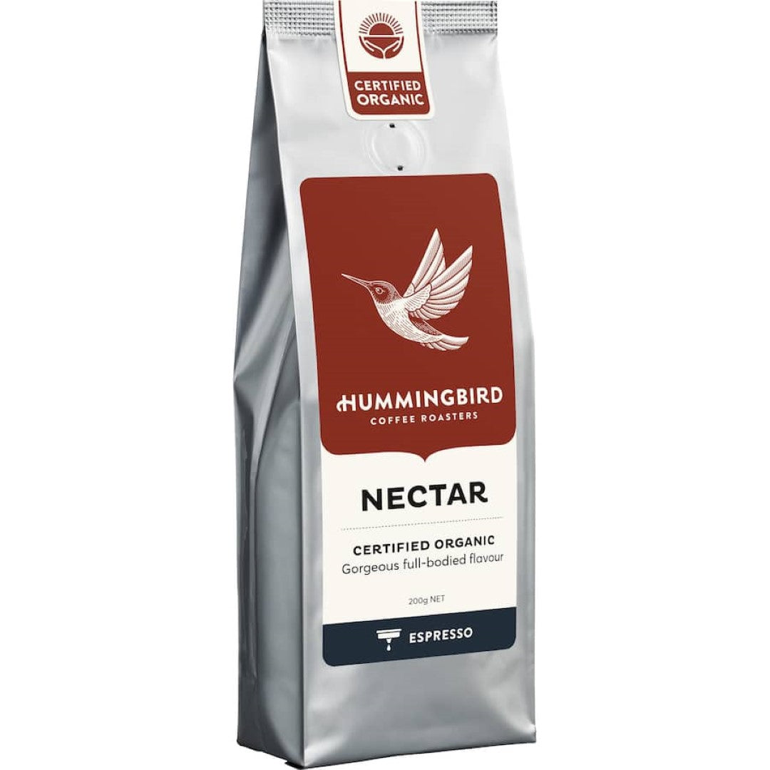 Hummingbird Espresso Grind Nectar Organic Fair Trade 200g