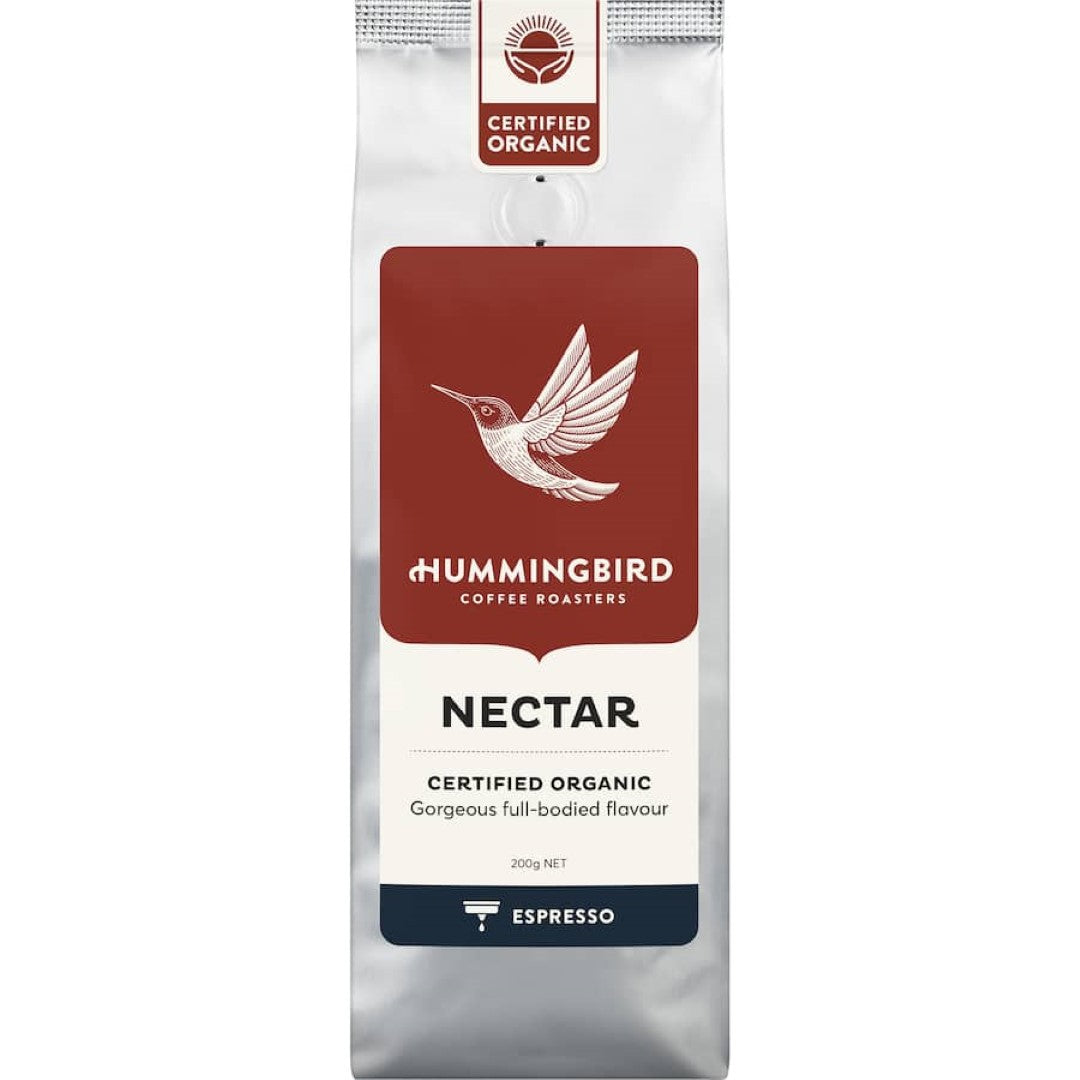 Hummingbird Espresso Grind Nectar Organic Fair Trade 200g