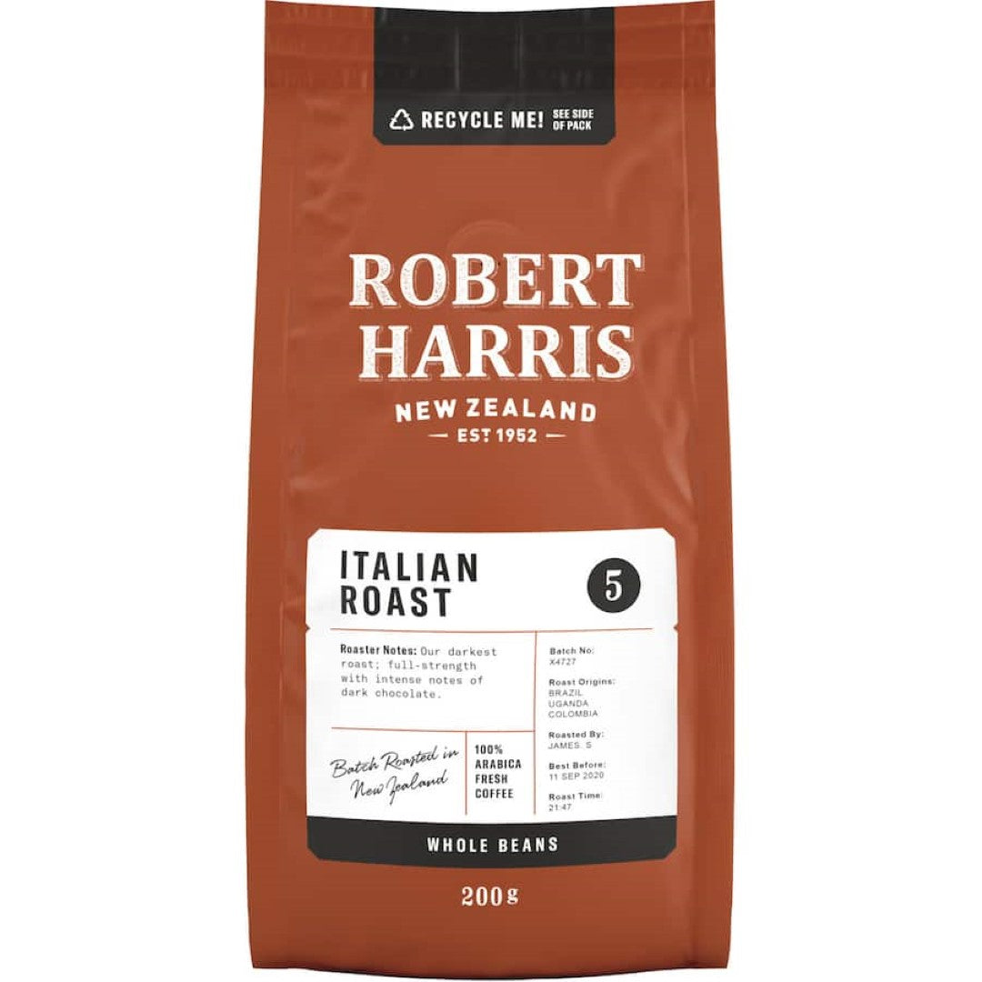 Robert Harris Coffee Beans Italian Roast 200g
