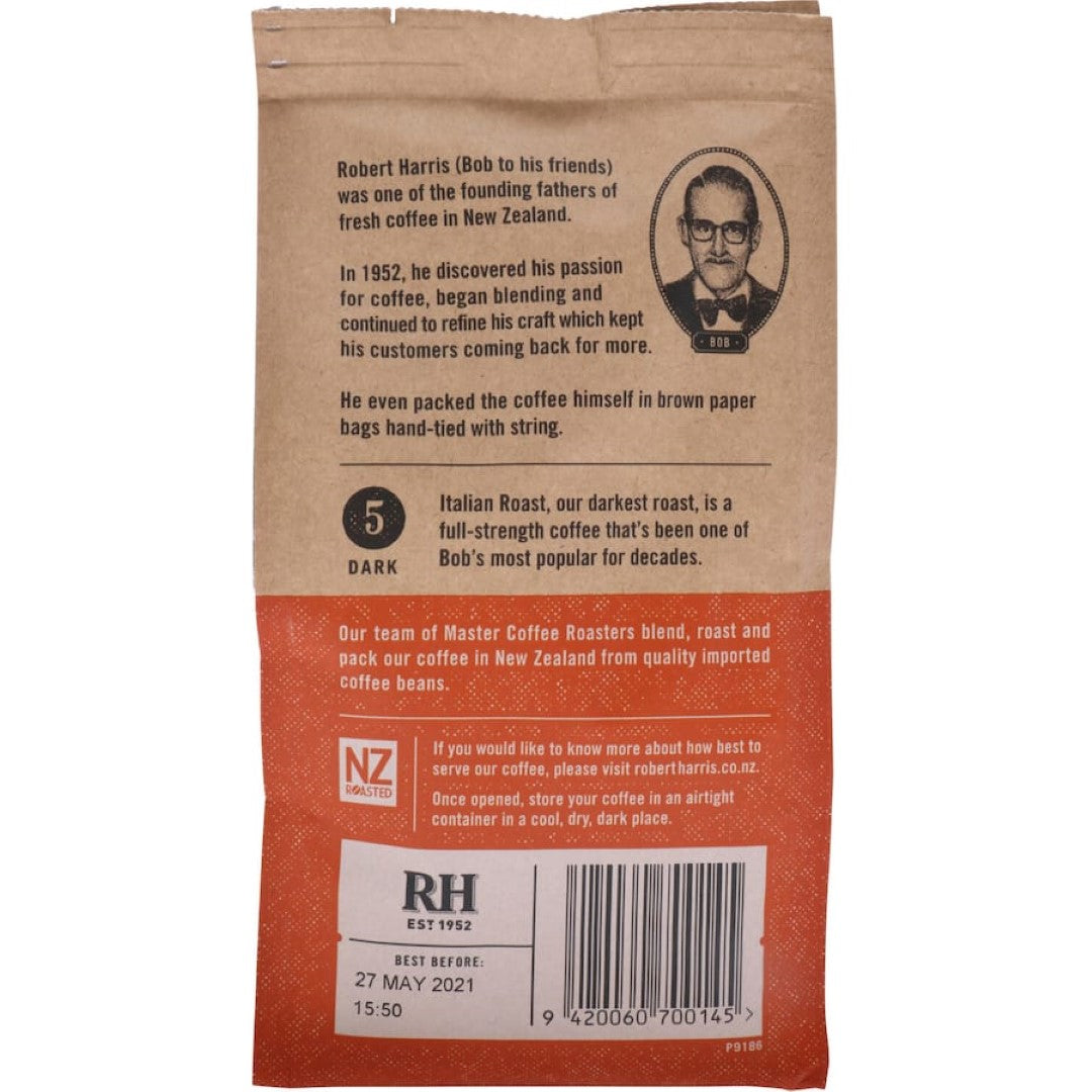 Robert Harris Coffee Beans Italian Roast 200g