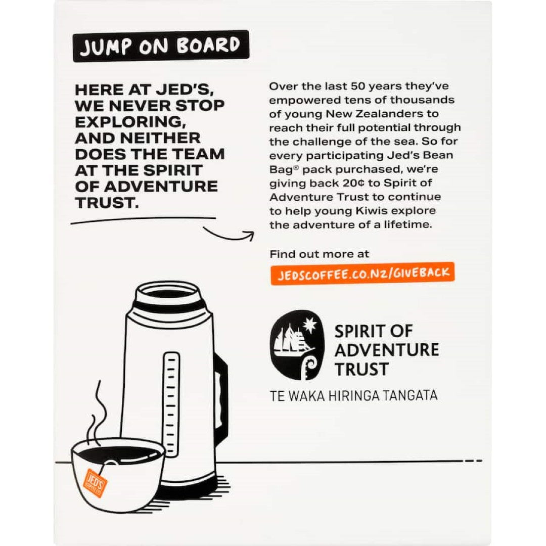 Jed's Coffee Bean Bags 4 Very Strong 10pack