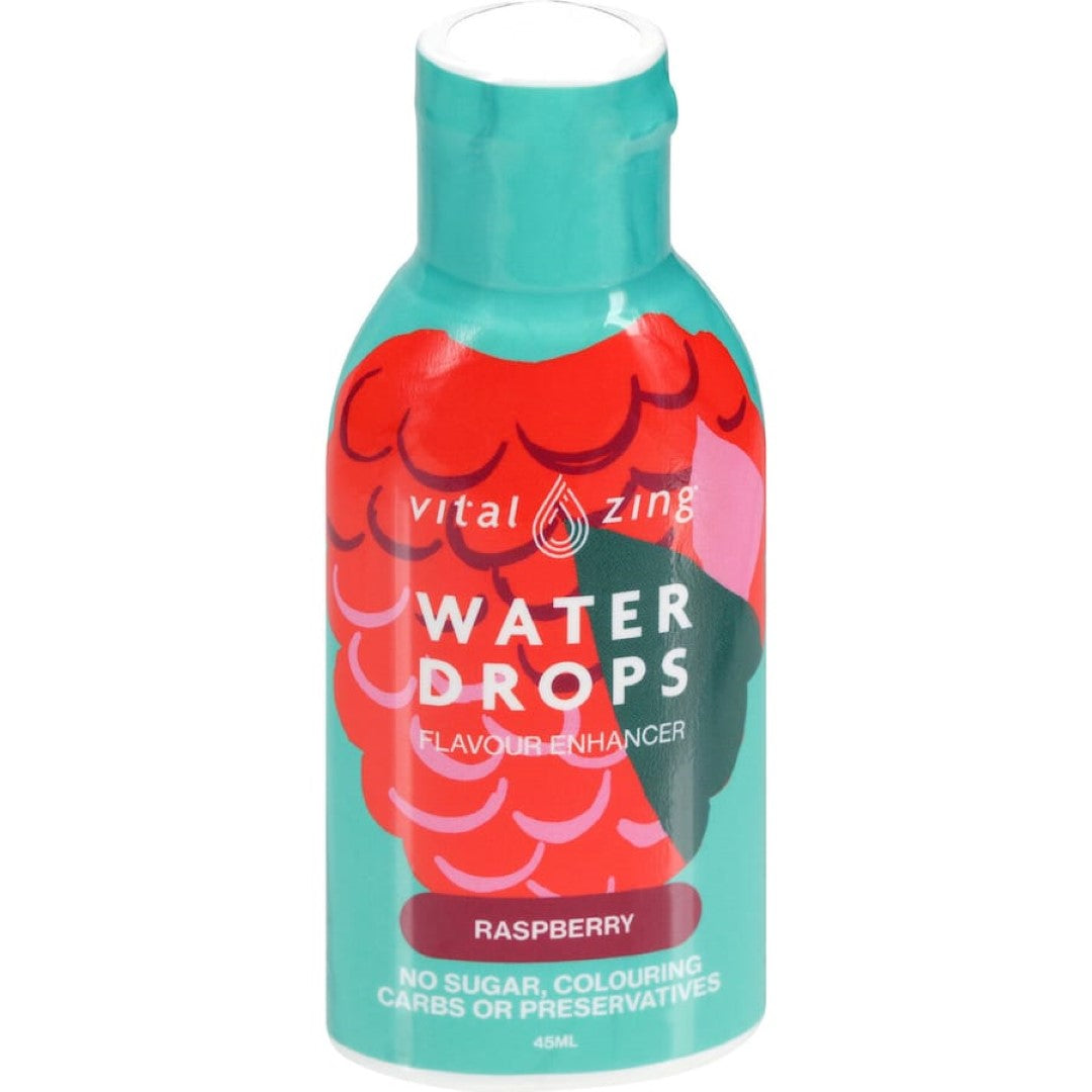 Vital Zing Waterdrops Water Enhancer Raspberry 45mL