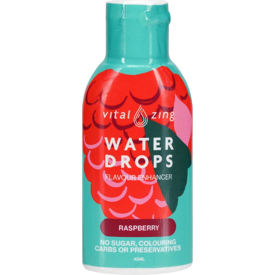 Vital Zing Waterdrops Water Enhancer Raspberry 45mL