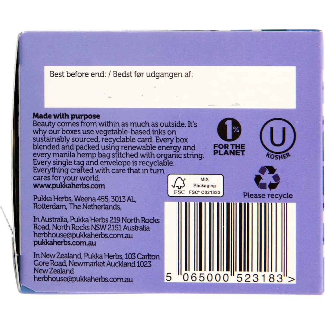 Pukka Herbal Tea Night Time Sachets 20pack