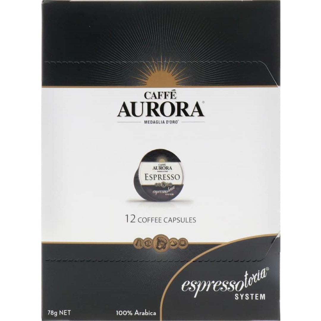 Espressotoria Aurora Coffee Pods Espresso 78g 12pack