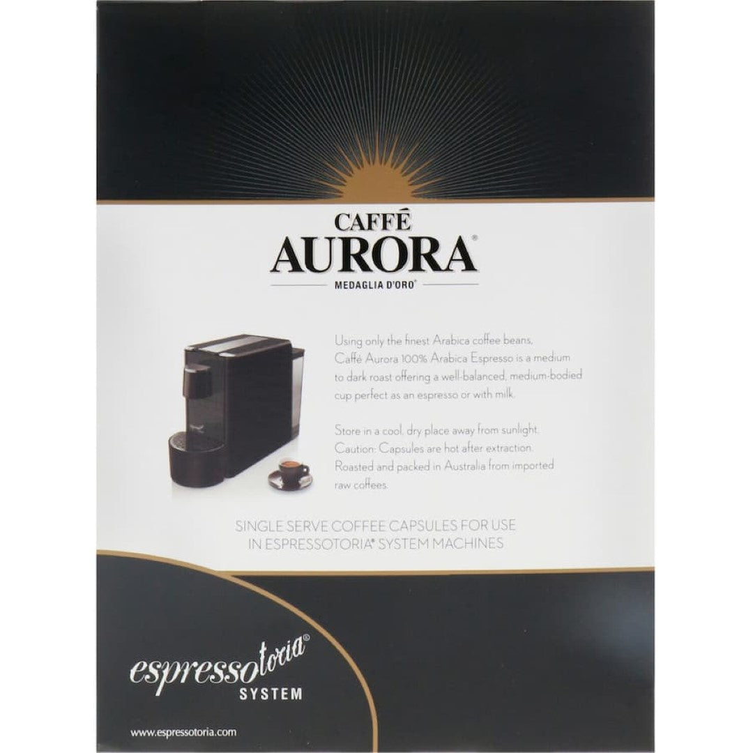Espressotoria Aurora Coffee Pods Espresso 78g 12pack