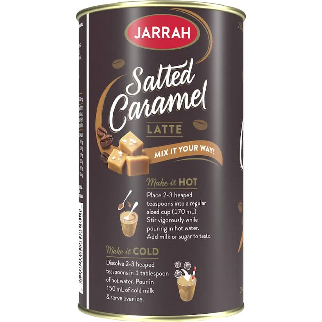 Jarrah Coffee Mix Salted Caramel Pottle 250g