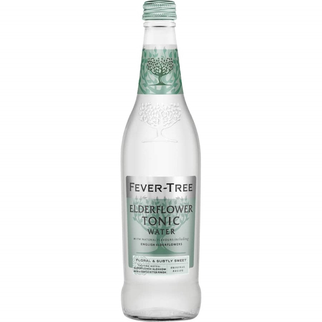 Fever Tree Elderflower Tonic Bottle 500mL