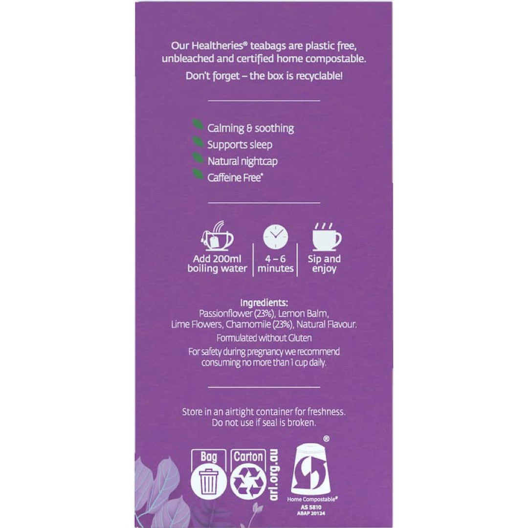 Healtheries Herbal Tea Sleep Support 40ea