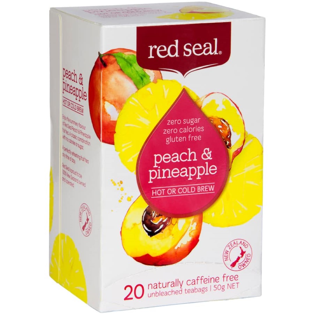 Red Seal Fruit Tea Peach & Pineapple Bags 20pack