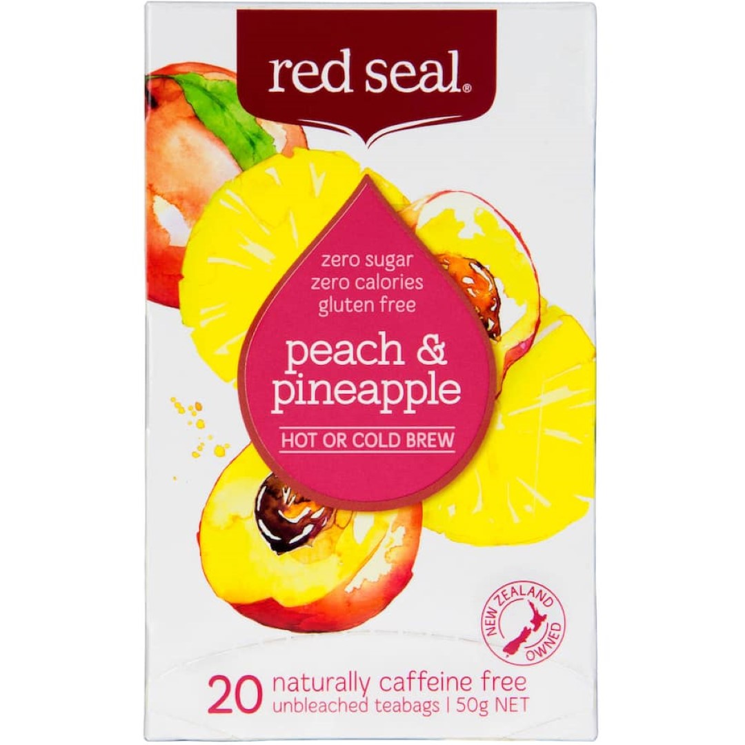 Red Seal Fruit Tea Peach & Pineapple Bags 20pack
