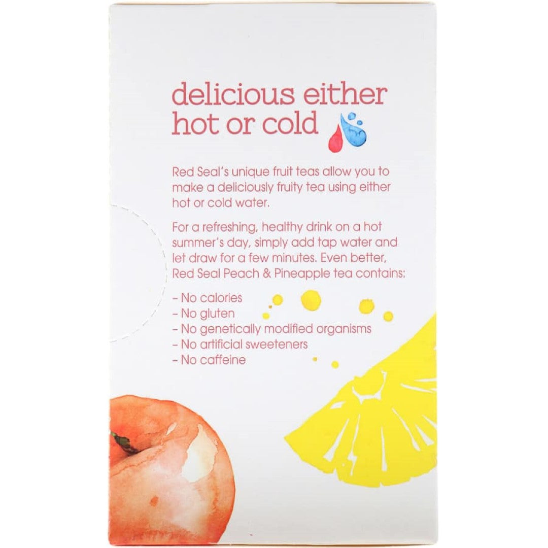 Red Seal Fruit Tea Peach & Pineapple Bags 20pack