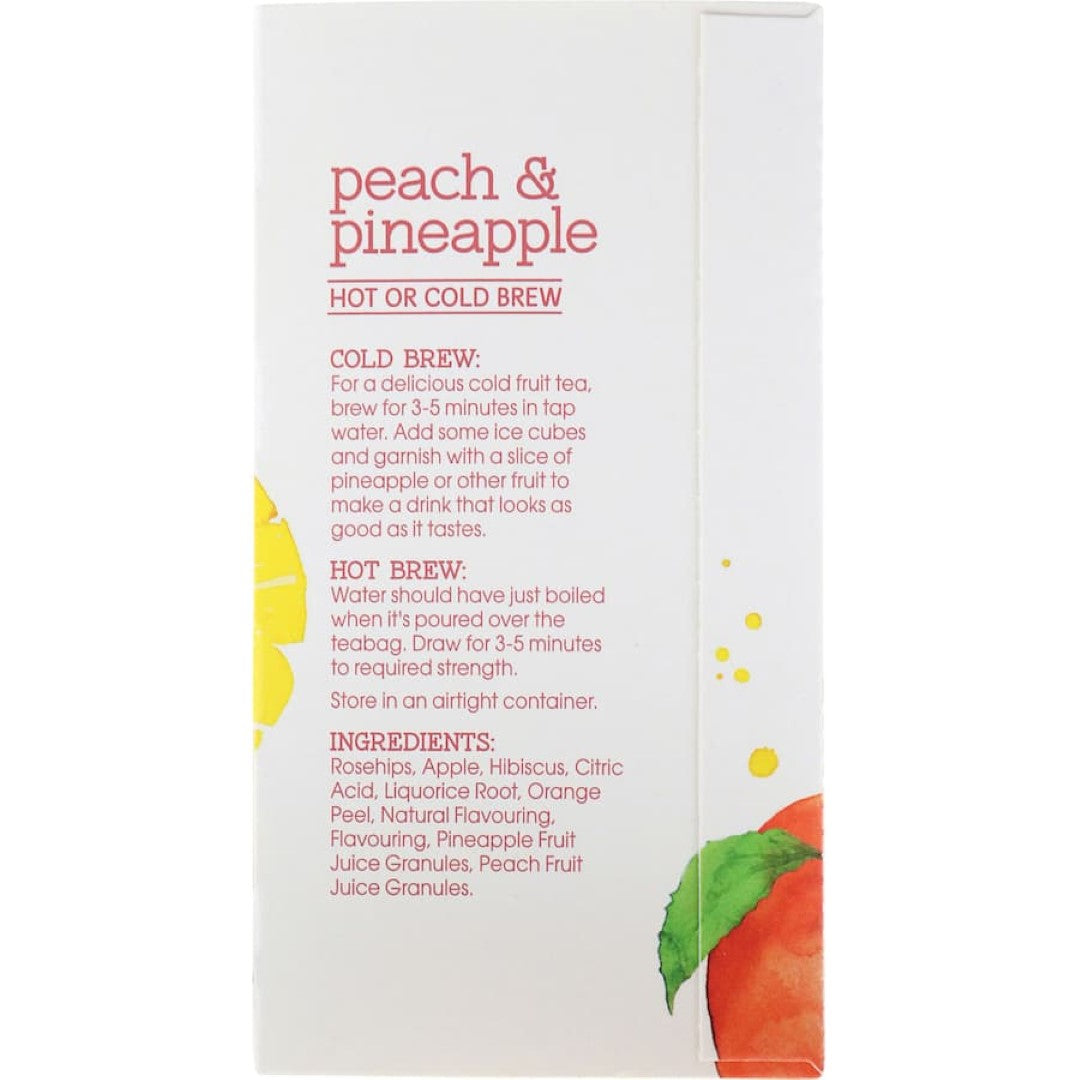 Red Seal Fruit Tea Peach & Pineapple Bags 20pack