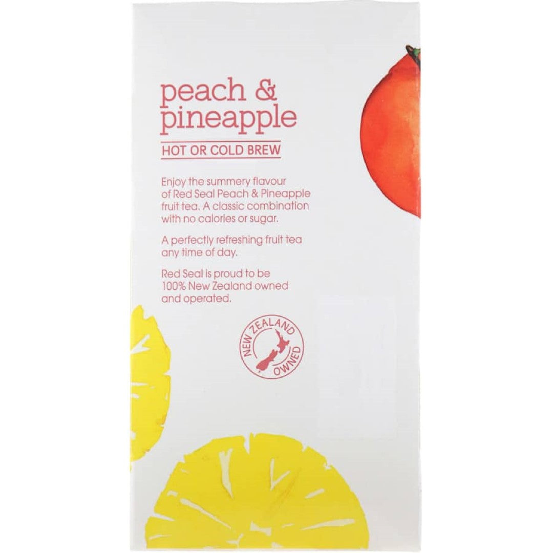 Red Seal Fruit Tea Peach & Pineapple Bags 20pack