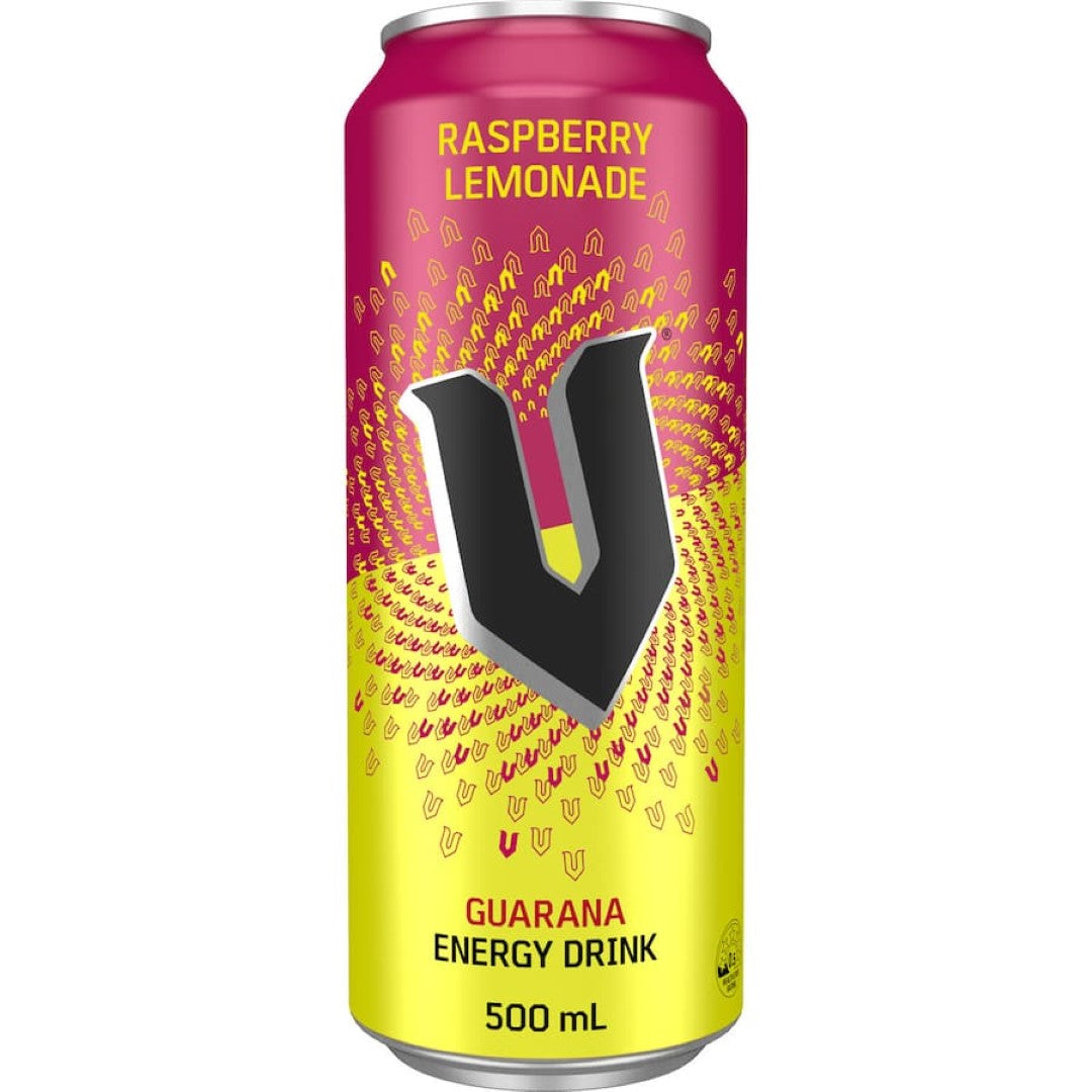 V Energy Drink Raspberry Lemonade 500mL