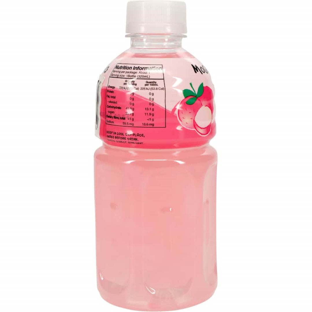 Mogu Mogu Juice Lychee With Nata De Coco Bottle 320mL