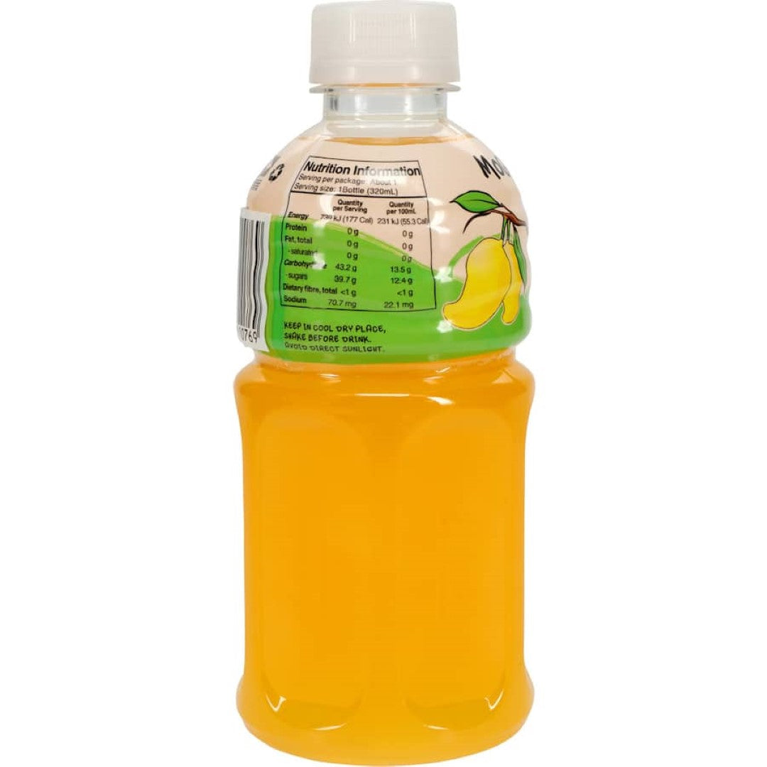 Mogu Mogu Juice Mango With Nata De Coco Bottle 320mL