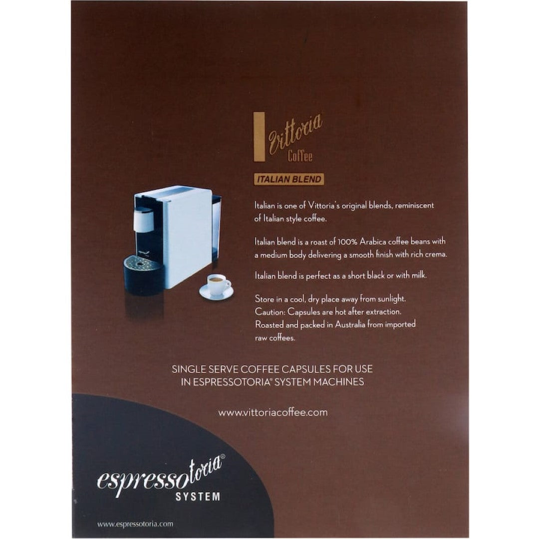 Espressotoria Vittoria Coffee Pods Italian 12pack