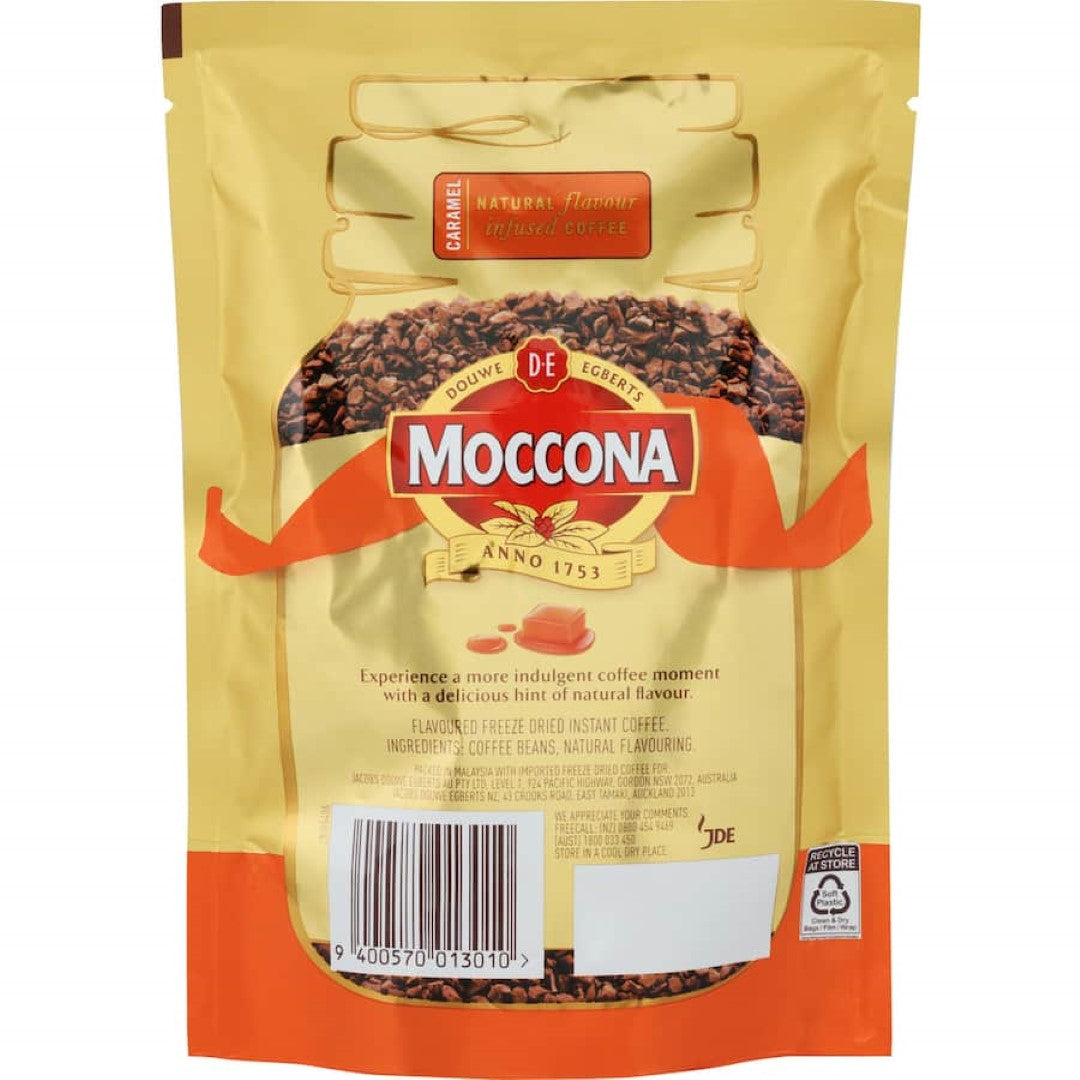 Moccona Instant Coffee Caramel Refill 90g