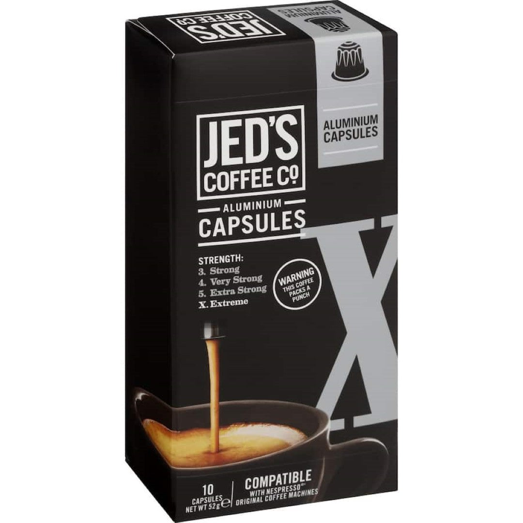 Jed's Coffee Capsules X Extreme 10pack