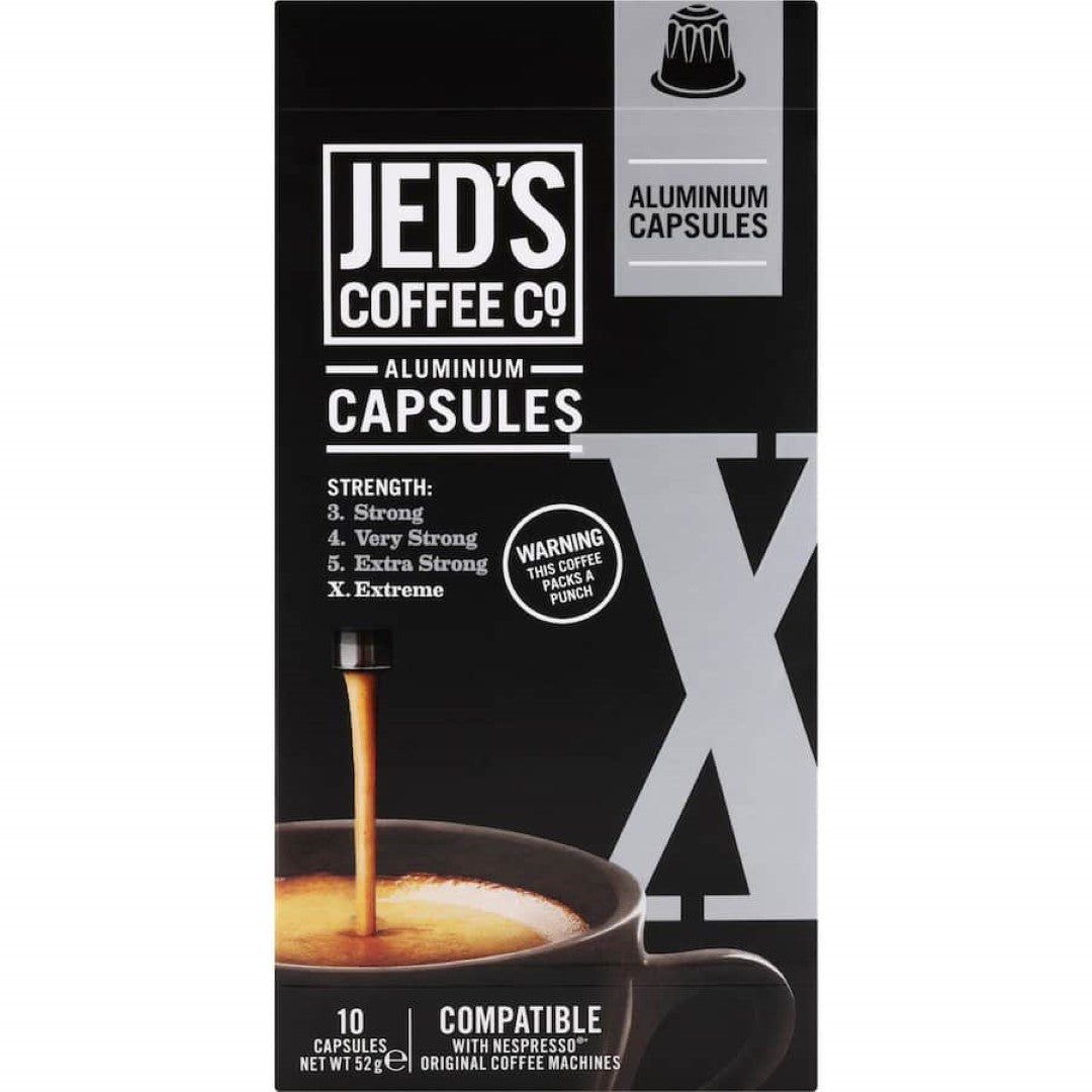 Jed's Coffee Capsules X Extreme 10pack
