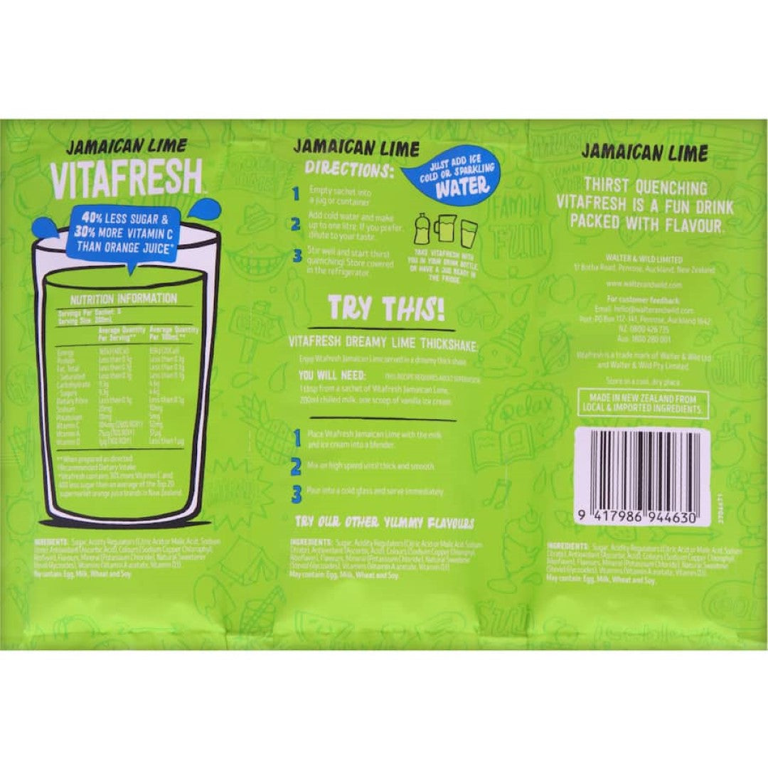 Vitafresh Sachet Drink Mix Jamaican Lime 150g 3pack