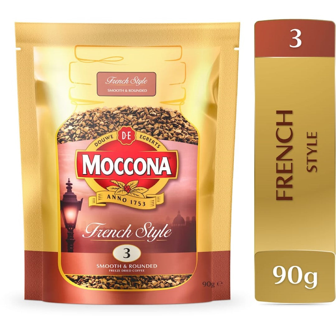 Moccona Instant Coffee French Style Refill 90g