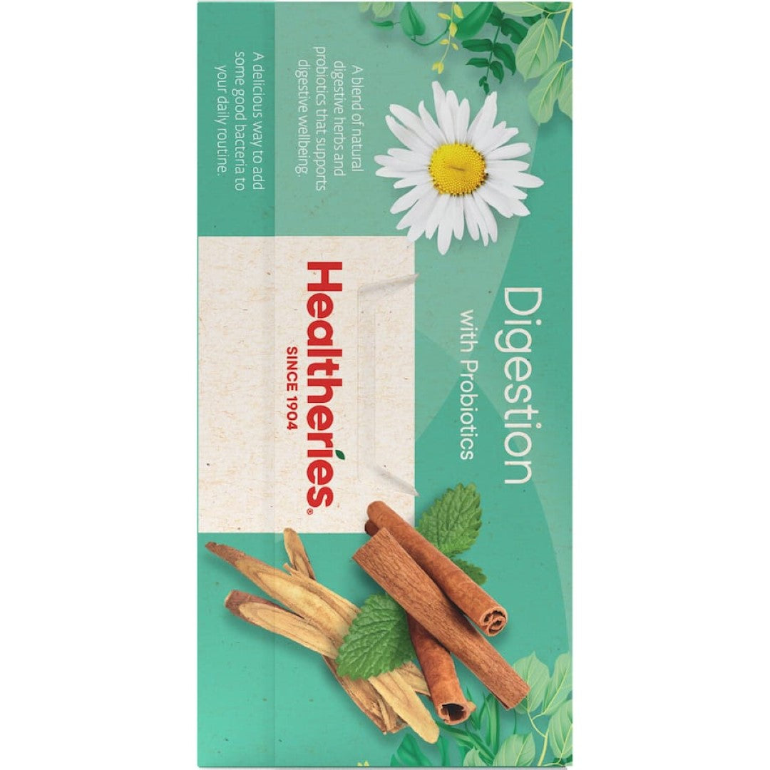 Healtheries Herbal Tea Digestion With Probiotics Bags 20pack