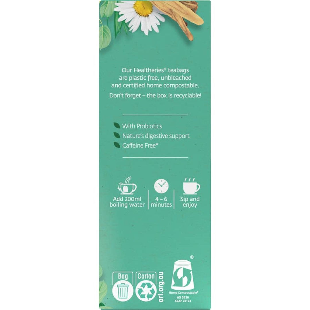 Healtheries Herbal Tea Digestion With Probiotics Bags 20pack