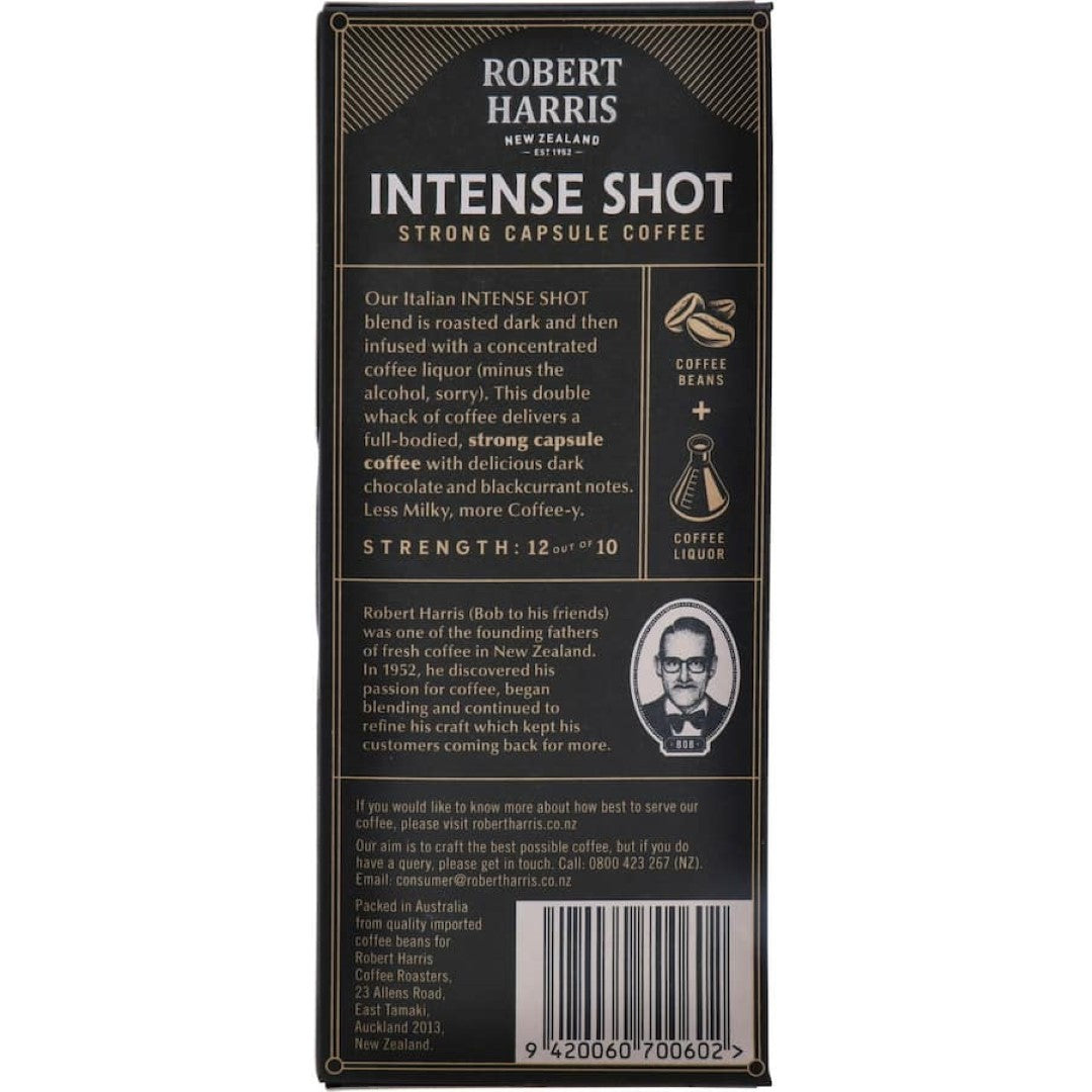 Robert Harris Intense Shot Coffee Pods Italian 53g