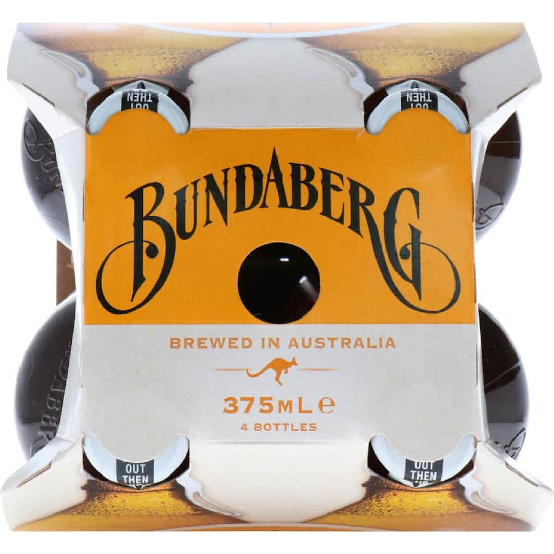 Bundaberg Ginger Beer Diet Bottle 4x375mL