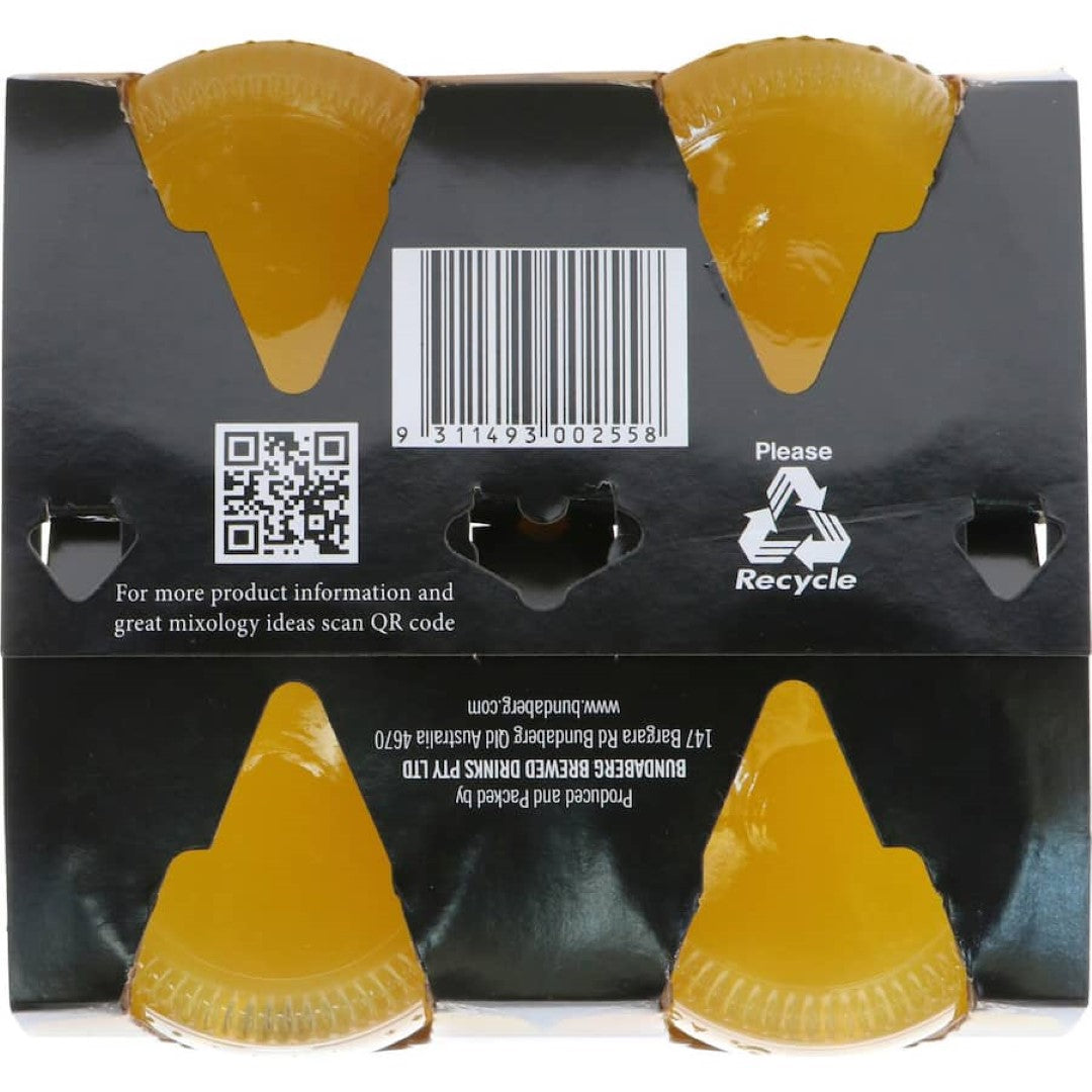 Bundaberg Soft Drink Sparkling Passionfruit 375ml bottles 4pack