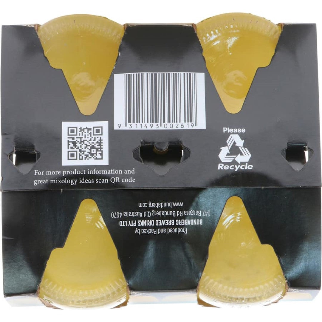 Bundaberg Soft Drink Sparkling Pineapple & Coconut 375ml bottles 4pack