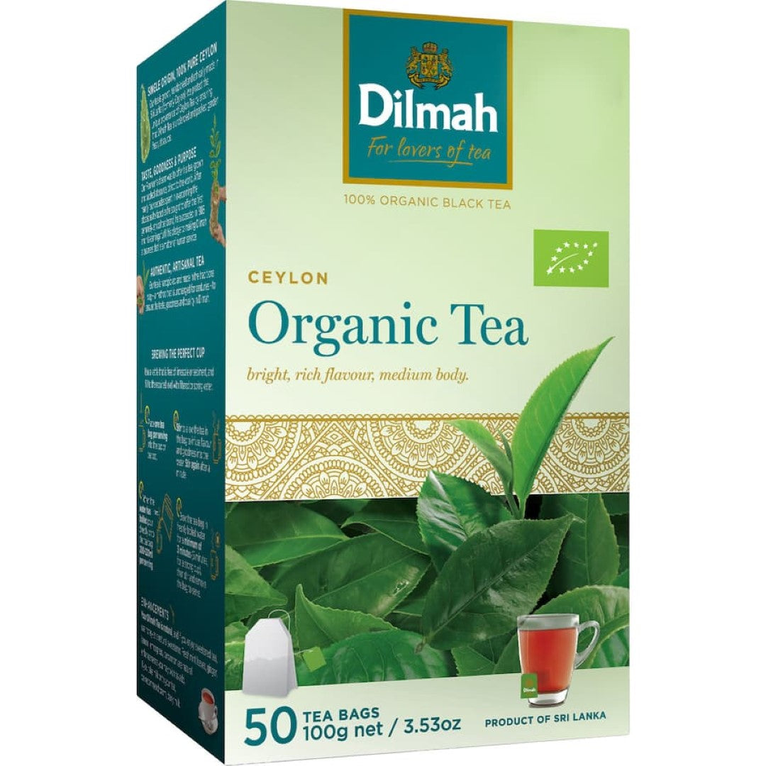 Dilmah Tea Organic Black Bags 50pack