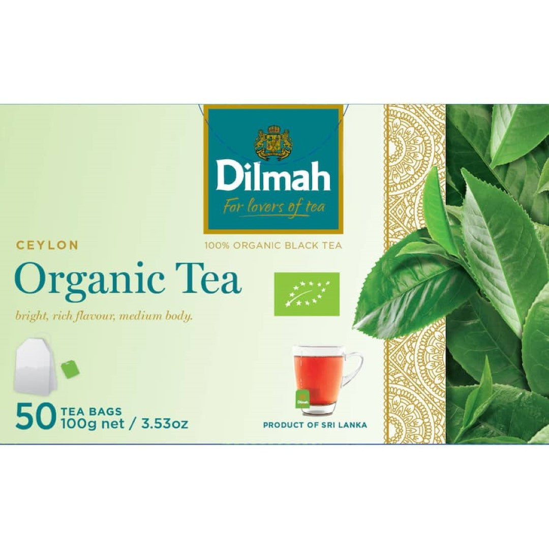 Dilmah Tea Organic Black Bags 50pack