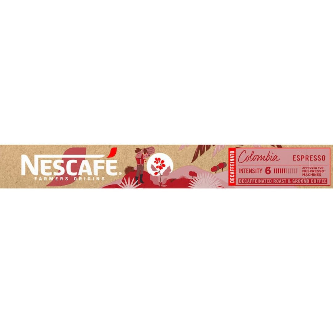 Nescafé Farmers Origins Coffee Pods Colombia Espresso Decaf 10 pack