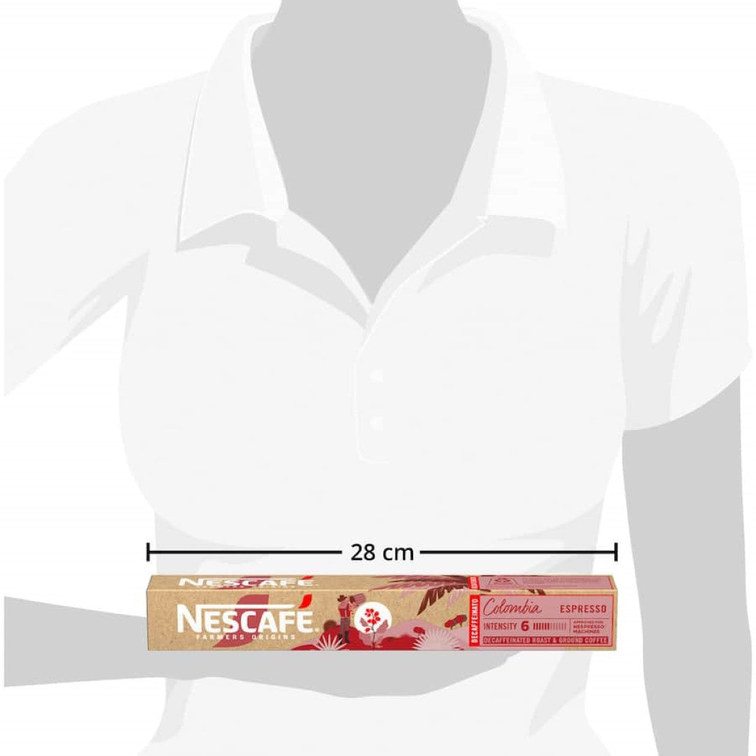 Nescafé Farmers Origins Coffee Pods Colombia Espresso Decaf 10 pack