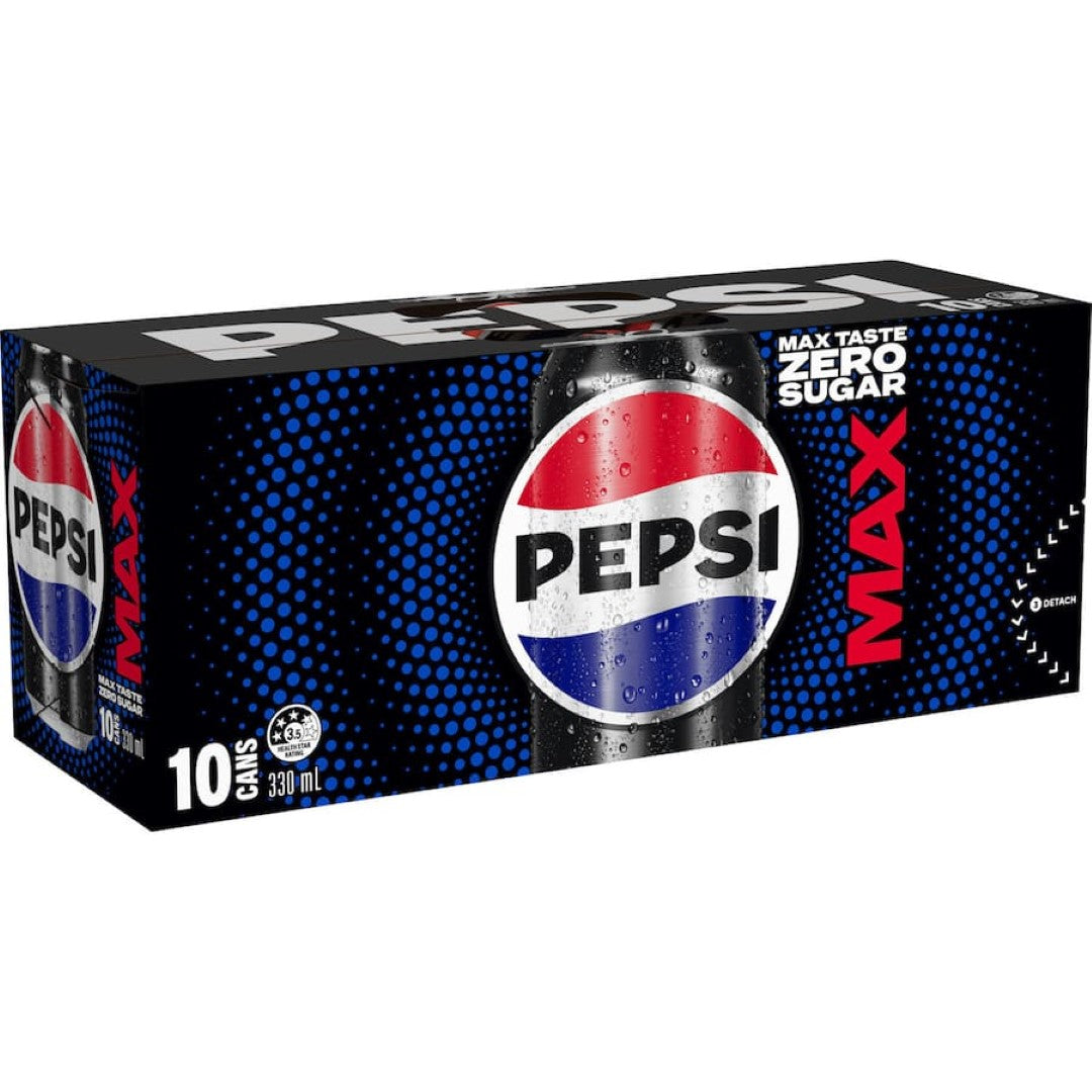 Pepsi Max Soft Drink 10pack